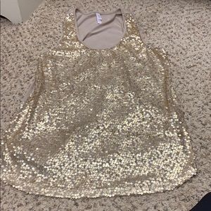Target xhilaration sequin tank top xl
